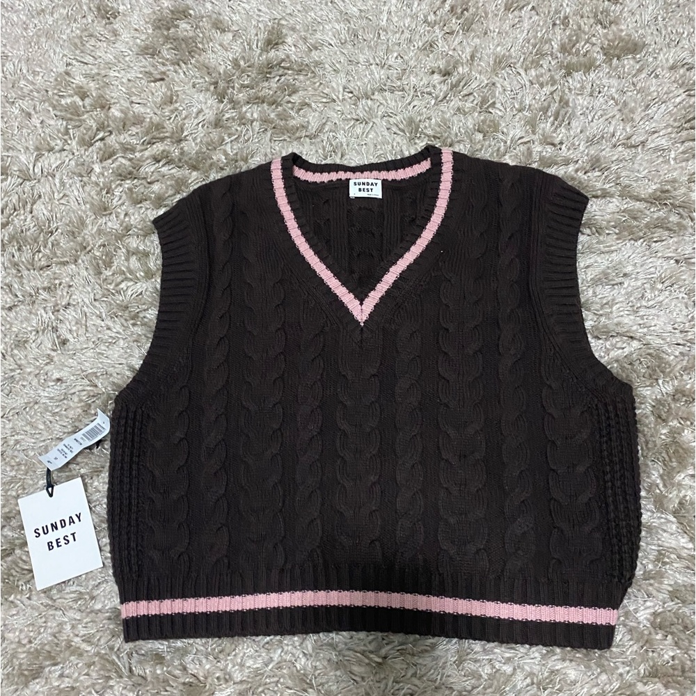 Brand New Aritzia Sunday Best Winston Sweater Vest